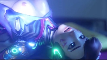 3D Compilation: Overwatch Dva Минет Доггистайл Анальный трах Член Скачки Без цензуры Хентай