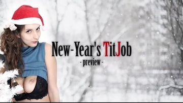 New-Year's Titjob - предварительный просмотр - (titjob, blowjob, titty-creampie) by Amedee Vause